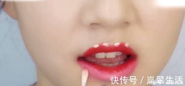 遮瑕 口红太贵?姑娘只用了1支口红 画出了8种唇色!