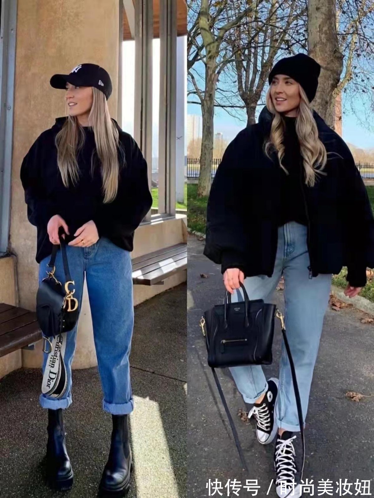 黑色 过年看腻了红色穿搭,来一组“黑色系”搭配,酷帅又洋气