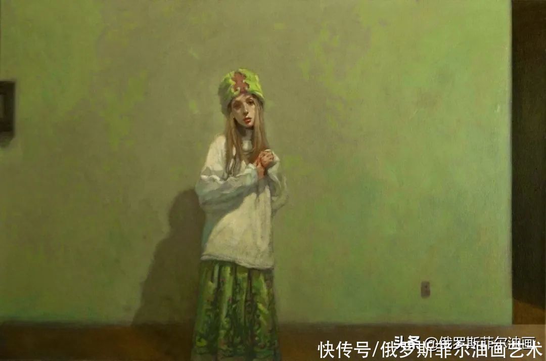 油画&美国画家桑德拉·弗朗德的油画里,充满了微妙而引人注目的情感