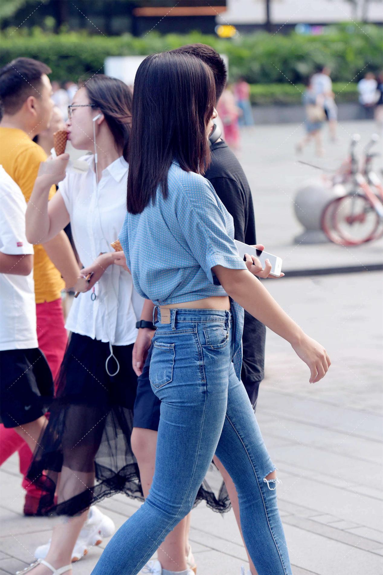 简单|喜人的蓝色服装, 时尚大气, 简单纯净