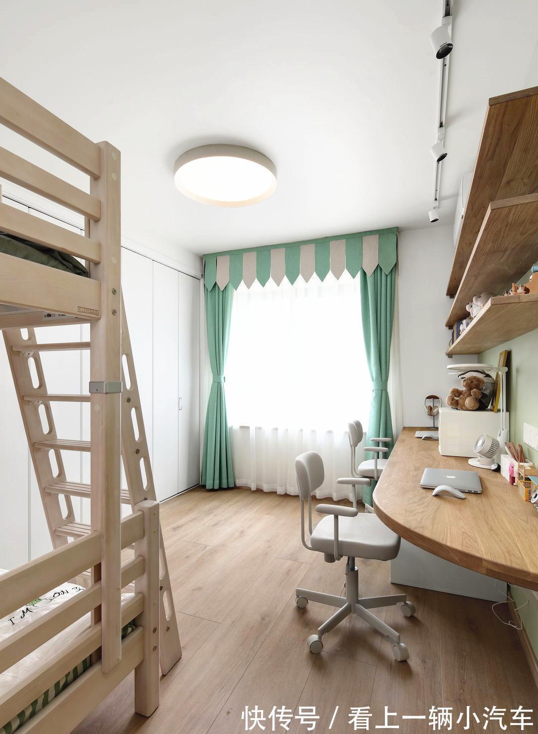 洗手池|去客厅化有多爽?摒弃电视墙打造整面书柜,双胞胎女儿房也是亮点