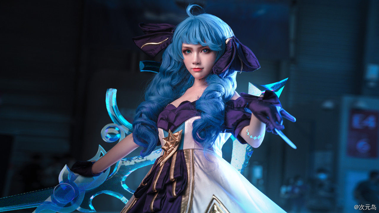英雄联盟|【COS场照】英雄联盟 灵罗娃娃 格温cosplay