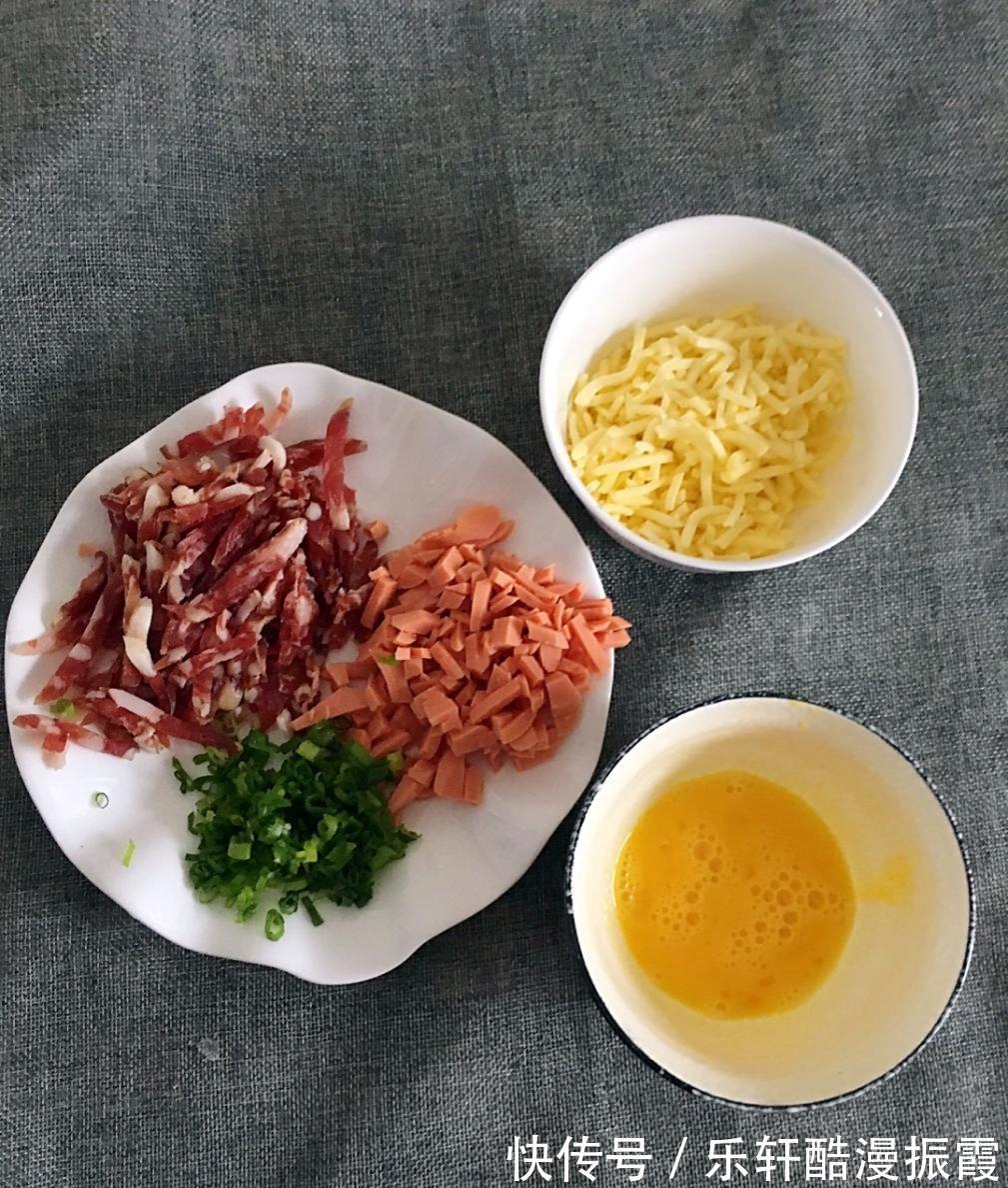 鸡蛋糖|腊肠火腿排包,美味营养,好吃健康