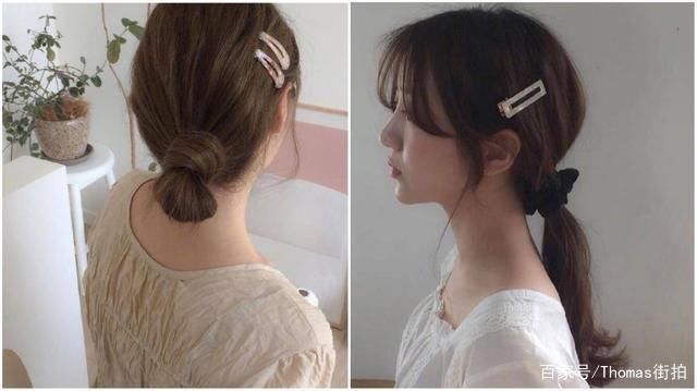 韩式丸子头|女性发型打理，韩系美发搭配时髦的发饰，流露女性温柔优雅的气质