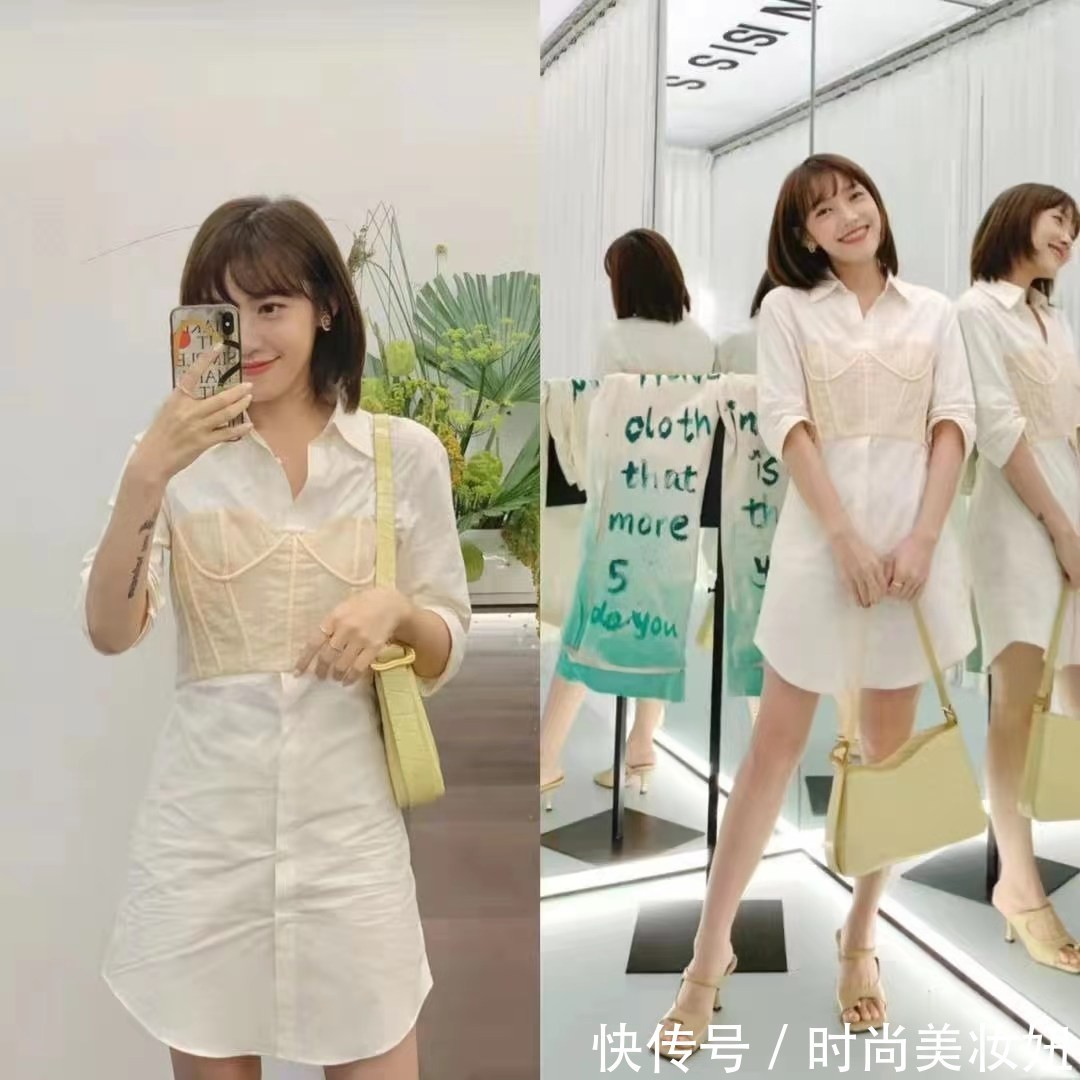 高跟鞋|身高只有1米52的她，却穿出1米65既视感，只靠穿搭就能做到？