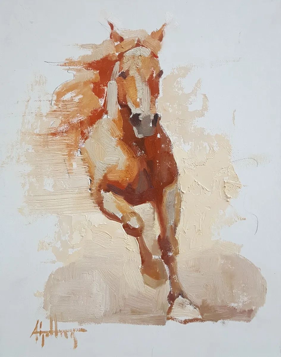 画家|美国90后美女画家,画马堪称一绝!