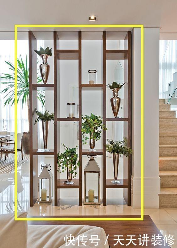 柜体|这才是隔断中的王者,双面设计实现三重功能,装在玄关太好看了