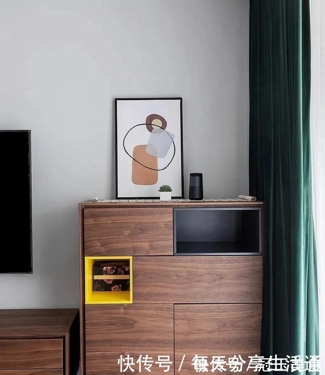 平面图|100平三居室，轻奢风，色彩明亮，简约清爽(附平面图)！