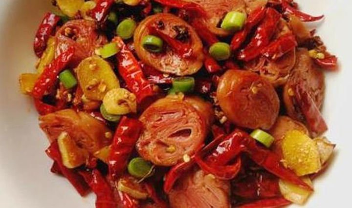 美食优选:秘汁娃娃菜,大盘鸡,辣子肥肠,椒盐排骨的做法