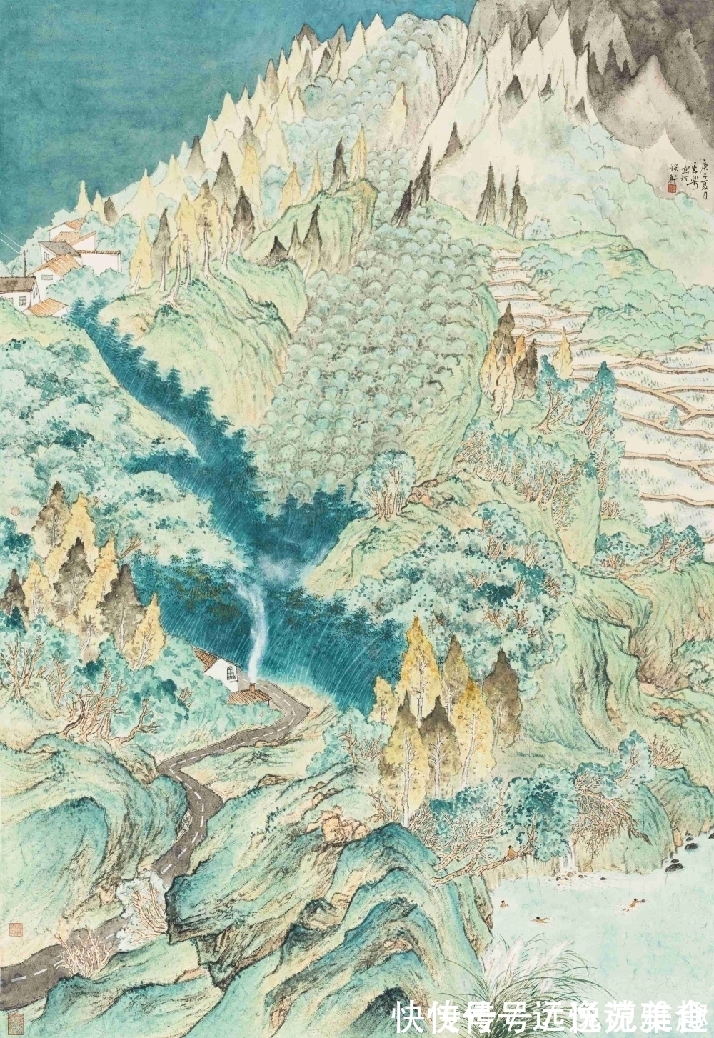 中国国画家协会&【画作欣赏】走进温暖,与美好同行!画家周其乐作品欣赏