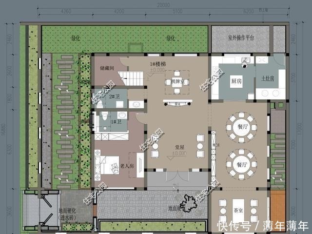 建筑|堂屋+土灶,这才是农村自建房该有的样子,都说最后一套最美!