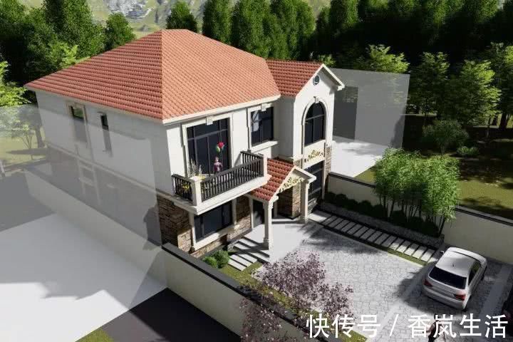 建筑|小开间农村自建房，5款开间10米的农村别墅户型，好看又实用！