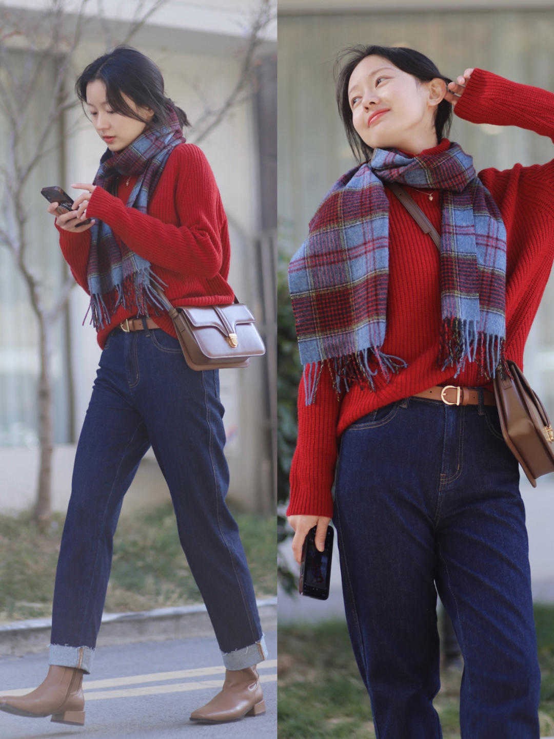 大衣 寒冬的毛衣依旧温柔,搭配大衣、羽绒服照样好看有气质