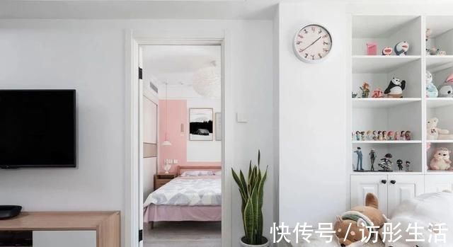 两居|58㎡小户型,一居改两居空间越变越大,客厅装成小书房孩子超喜欢