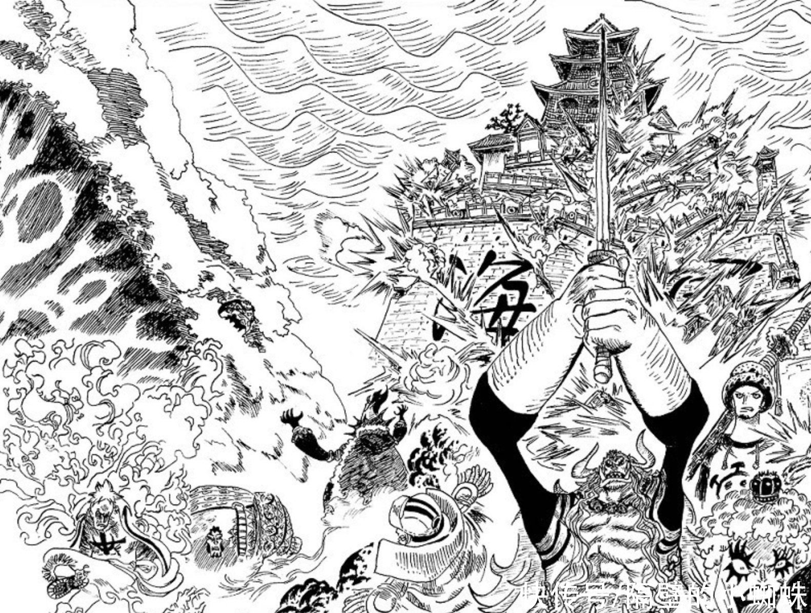 顶上战争|海贼王：一张图概括“顶上战争”，场面太壮观，C位是黑胡子