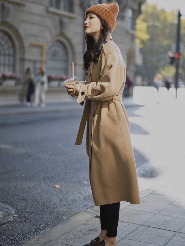 大衣|秋天的“棕色”大衣真时髦!精致的女人都喜欢的色系,温柔大方