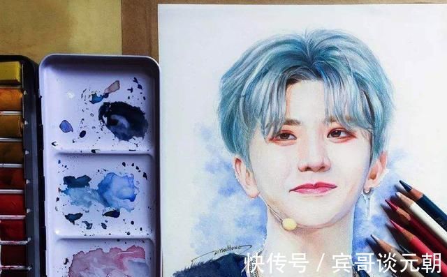 画家|她画20幅人头像,收获200万粉丝,网友羡慕,专家:全靠打印机