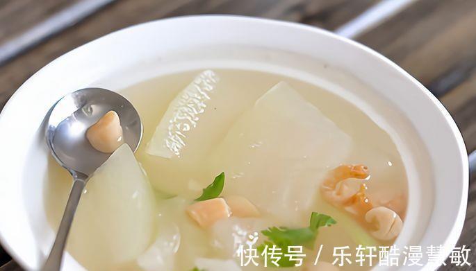 冬瓜块|干贝冬瓜汤秋冬宜喝汤，温暖身体，清淡健康