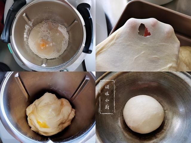 黑芝麻|想吃面包自己烤，低油低糖一次发酵，出炉面包蓬松柔软比买的健康