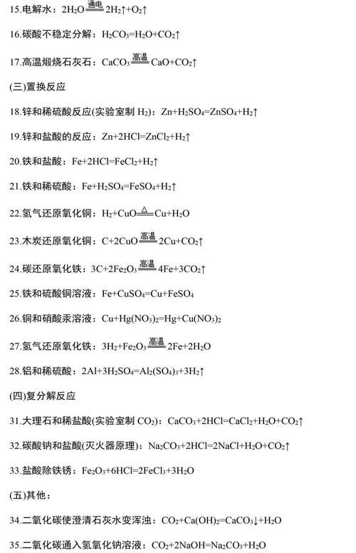 知识点|化学上册必背知识点总结，期末考点一目了然，赶紧收藏！（含重点化学方程式）