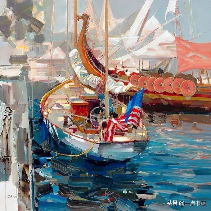 科特&他的绘画是光与色的交响乐,充满着前卫和时尚