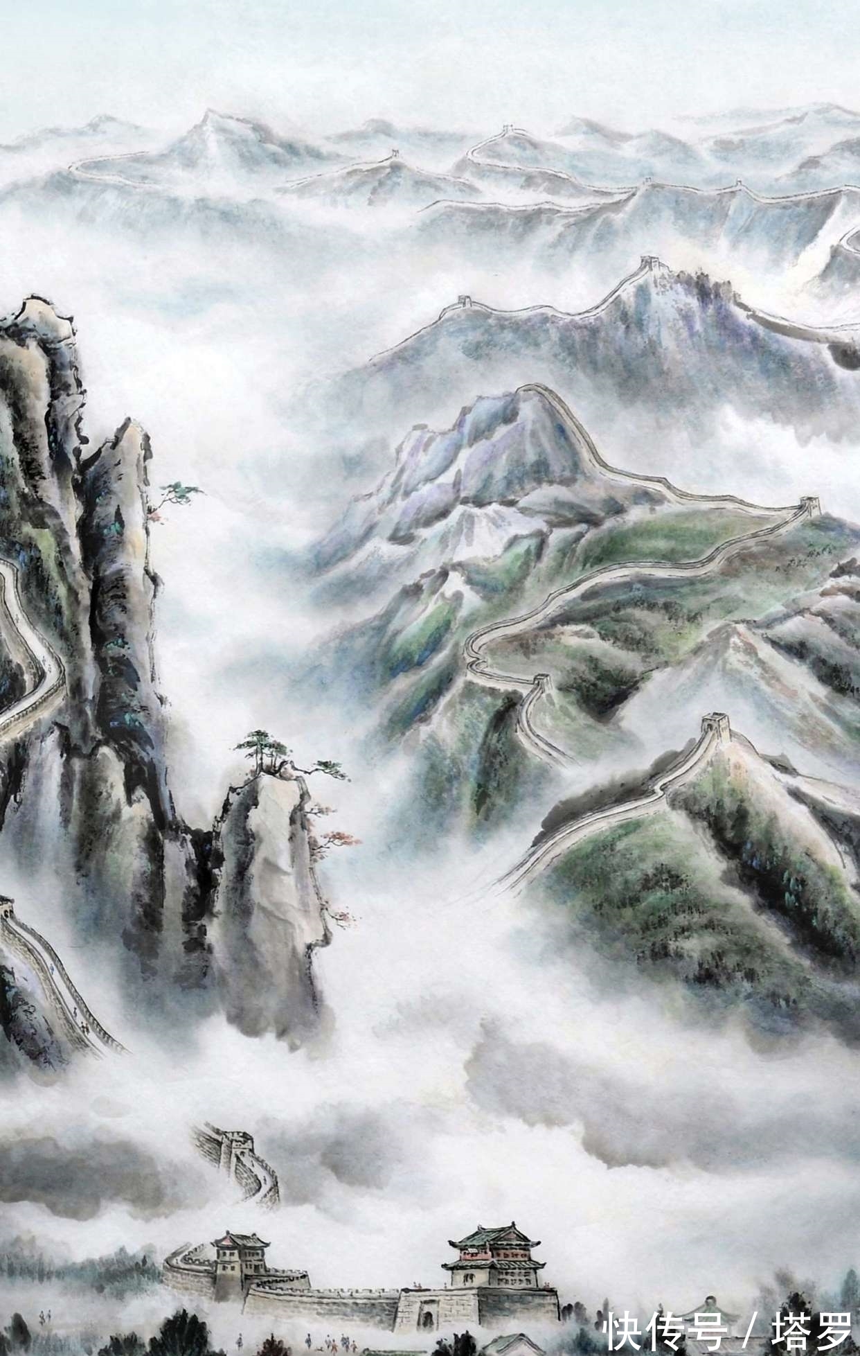 国画!我的中华之旅与组画《中华江山》