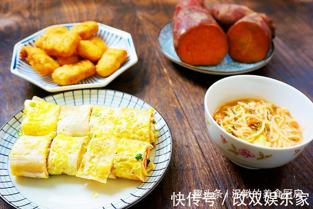 早餐|晒晒给孩子做的早餐，早起半小时，孩子吃得香，怪不得孩子身体棒