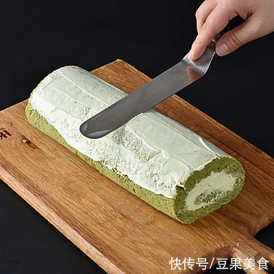 #安佳万圣烘焙奇妙夜# 高颜抹茶卷