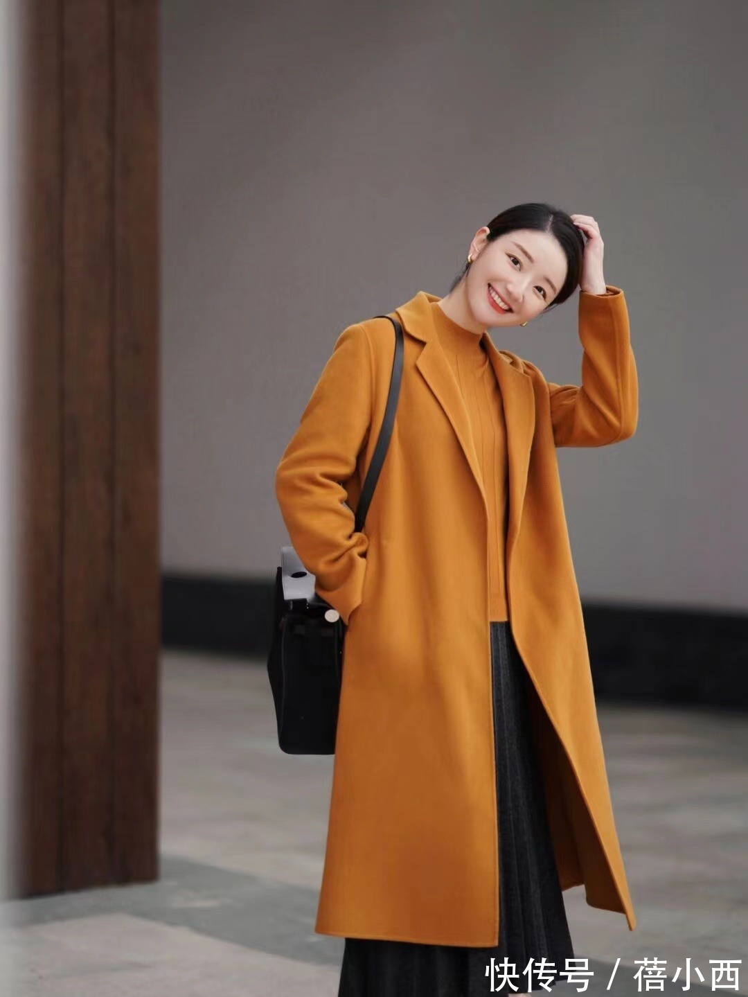 大长腿 过年走亲戚怎么穿?试试这些大衣的高级穿法,气场全开长辈都夸你