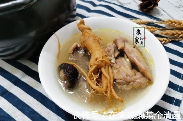 人参|它和鸡肉是绝配，有钱人常吃，大补营养极高，家里有条件买点炖汤