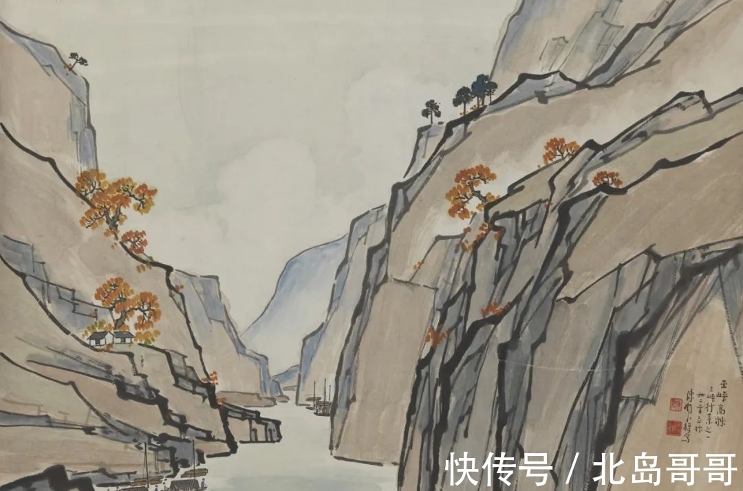 绘画@“中国美术馆‘典藏活化’系列展:只信仙都有此奇——陈树人绘画作品展”在中国美术馆