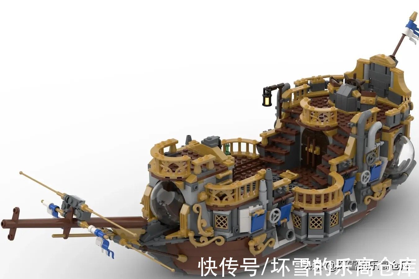 落选|落选作品再次参赛，这艘乐高蒸汽朋克飞艇能否一飞冲天