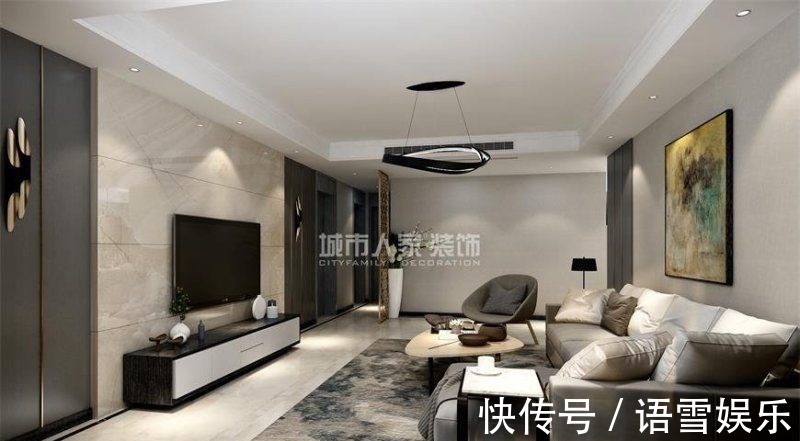 装修风格|婆婆把132平米的房装修成这种现代风格，一进门就看呆了