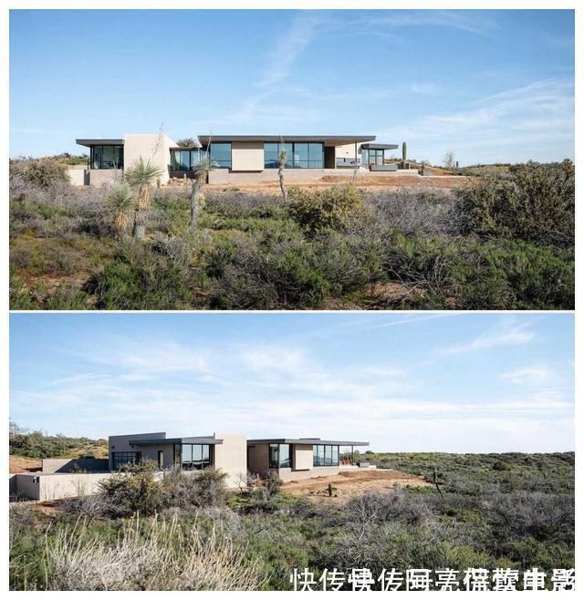 私人|外国佬自建私人别墅,大量混凝土砖设计,谁说别墅就得花几百万