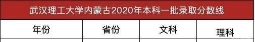 分数线|湖北211名校，武汉理工大学2020年本科一批录取分数线公布