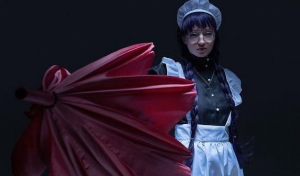 俄罗斯|俄罗斯正妹COS《黑礁》战斗女仆长 反差御姐战力爆炸