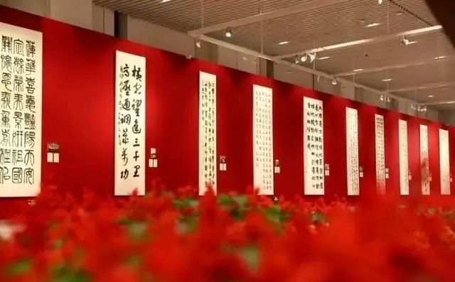 卢中南&“盛世中国”书法展,孙伯翔卢中南榜书赢得满堂彩,孙晓云最惹眼