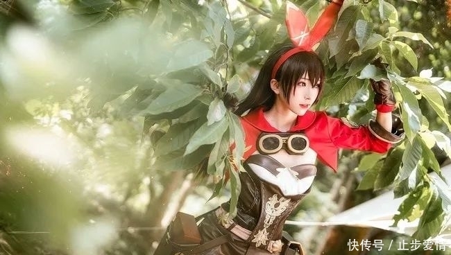 原神|原神安柏cosplay，骑士怎么可以这么可爱！