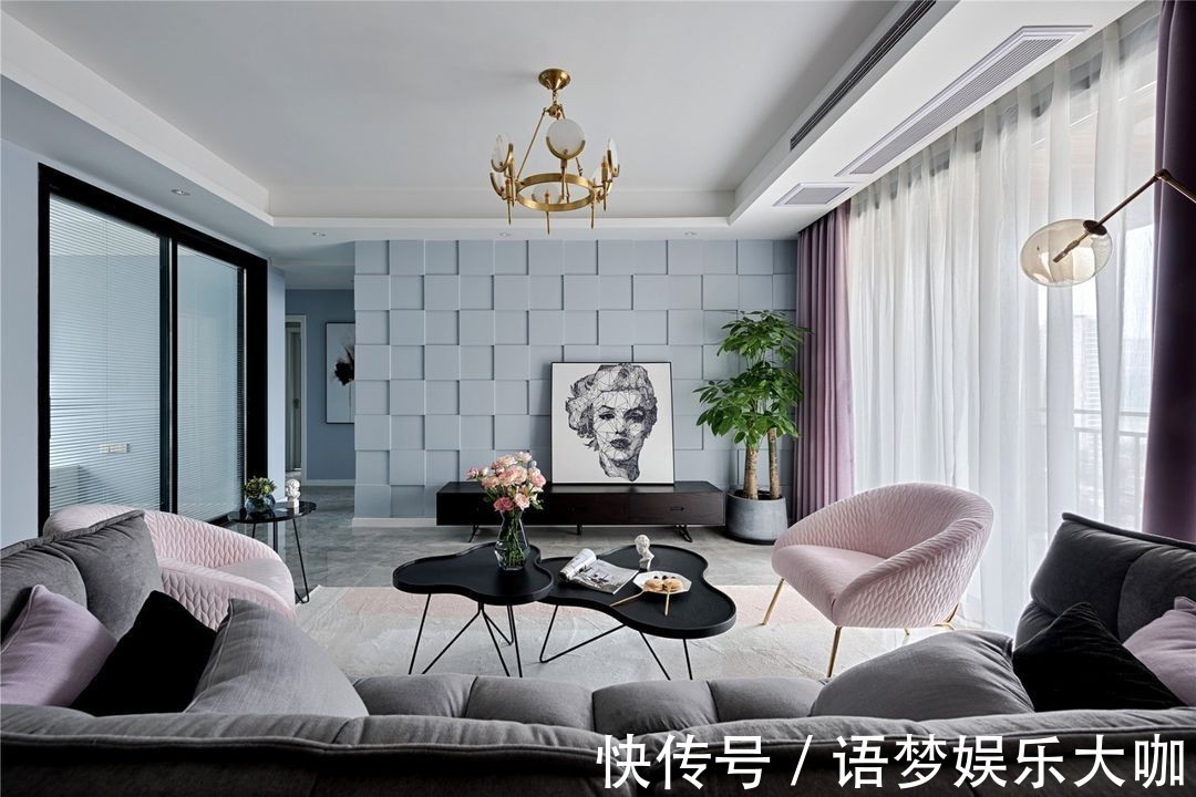 泡泡|90后小夫妻设计的婚房,全屋冒着粉色泡泡,这才是幸福该有的样子