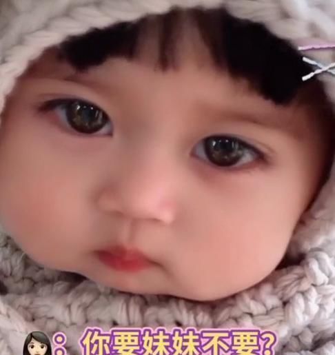 17个月萌娃被妈妈问你要妹妹不要宝宝拒绝回答,慌乱爆出婴语