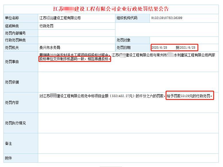 mac|因投标文件造价锁锁号一致，多家建企“串标”被处罚！