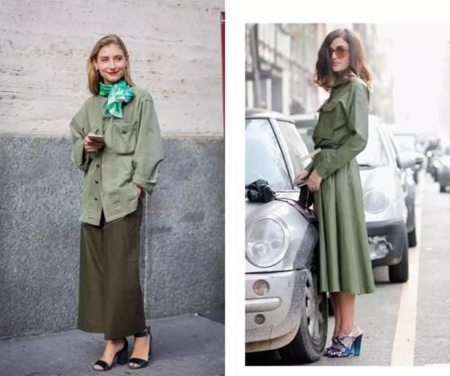 今年绿色系穿搭火了！衬得人肤白貌美，高级感女孩都要有