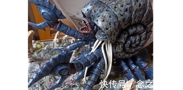 奥特曼|奥特曼:up主自制加坦杰厄,躯壳纹理清晰可见,再现迪迦终局之战