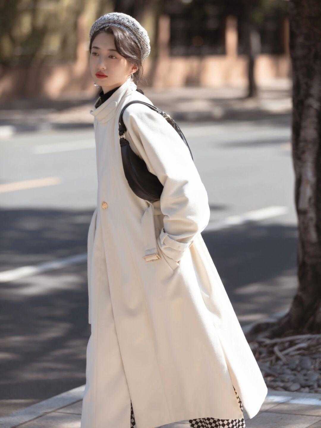 交领|冬季汉元素搭配,日常休闲气质温婉,出街就是最靓的女