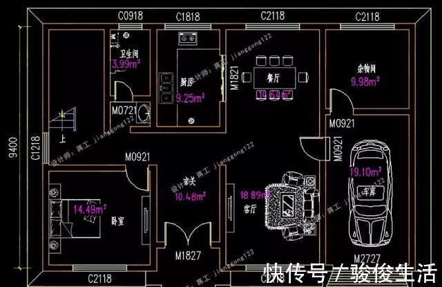 车库|6款三层农村别墅，带车库30万起，回乡建房有面子有里子