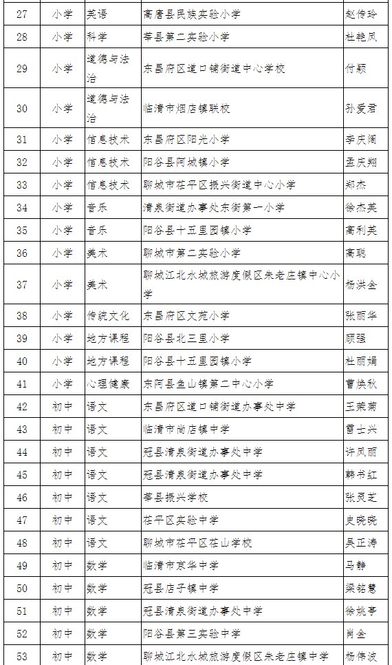 能手|聊城市电化教育教学能手评选结果公示，这些老师上榜