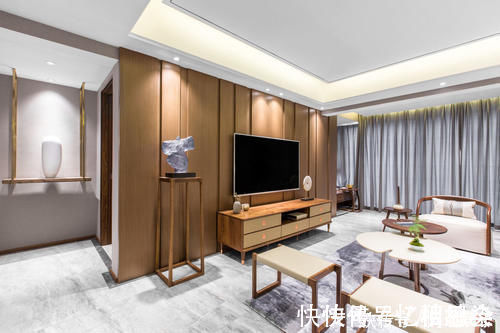 横厅|看完她家才知,没有红木与雕花的现代新中式,依然可以美到极致!