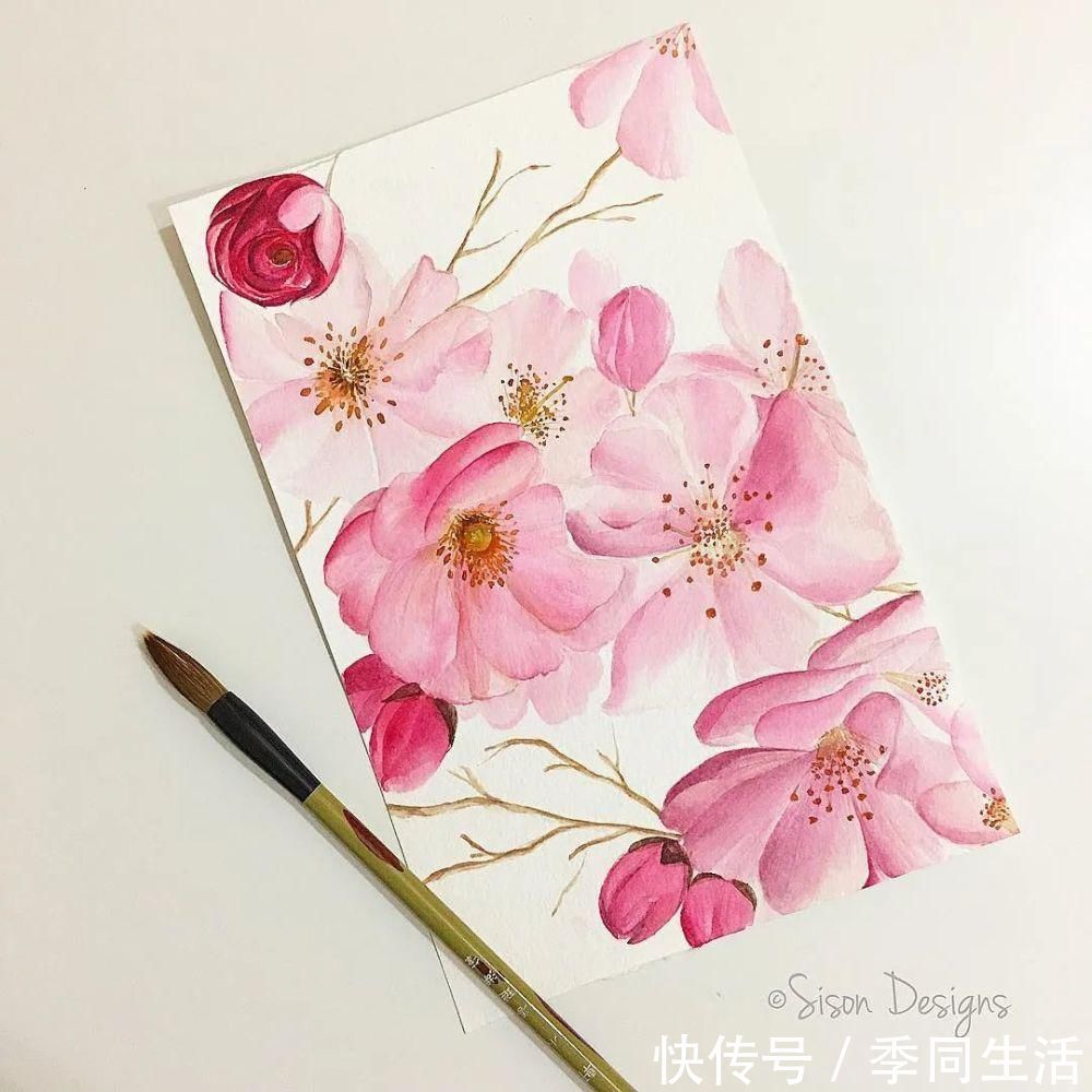 笔尖&美爆！70张超简单小清新的水彩手账，你想要的都在这里！收藏这篇就够了！