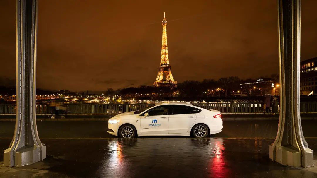 驾驶汽车|英特尔：Mobileye 自动驾驶汽车在巴黎街头开跑