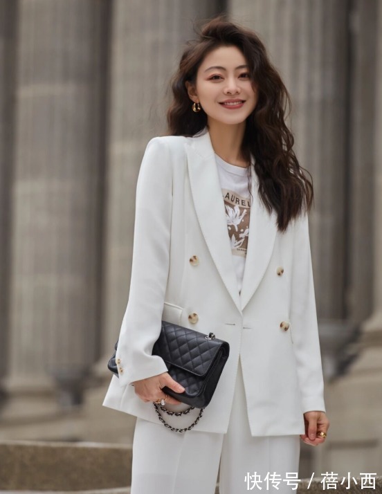 九分裤|穿西装外套别总是配裙子,搭配这些裤装更高级时髦,梨型身材必入